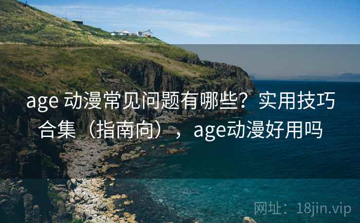 age 动漫常见问题有哪些？实用技巧合集（指南向），age动漫好用吗